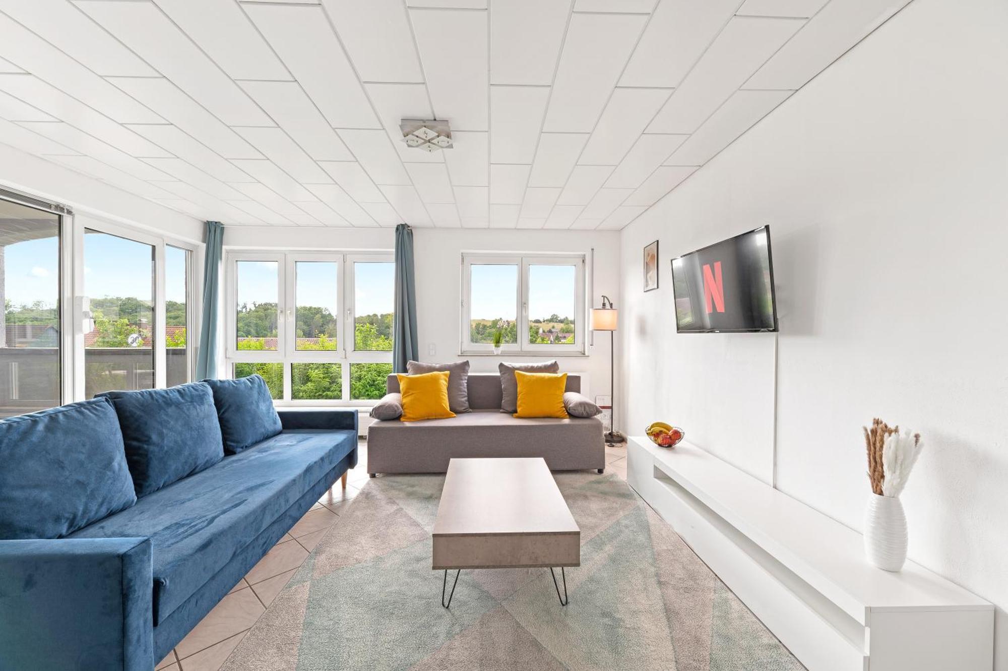 Sunshine - 4 Personen Airport Messe Mit Tg-Garage Apartment Ostfildern Ngoại thất bức ảnh